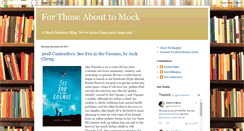 Desktop Screenshot of abouttomock.blogspot.com