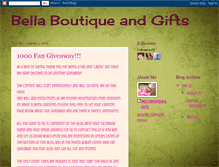 Tablet Screenshot of bellaboutiqueandgifts.blogspot.com