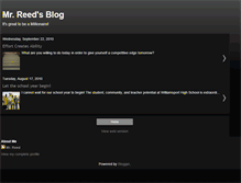 Tablet Screenshot of mrreedwahs.blogspot.com