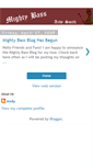 Mobile Screenshot of mightybass.blogspot.com