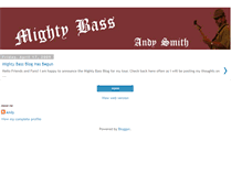 Tablet Screenshot of mightybass.blogspot.com