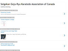 Tablet Screenshot of canadaseigokan.blogspot.com