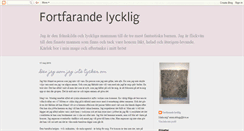 Desktop Screenshot of fortfarandelycklig.blogspot.com