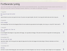 Tablet Screenshot of fortfarandelycklig.blogspot.com