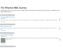 Tablet Screenshot of execmbajourney.blogspot.com