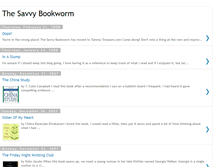 Tablet Screenshot of bookwormsavvy.blogspot.com