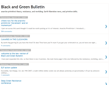 Tablet Screenshot of blackandgreenbulletin.blogspot.com