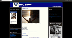 Desktop Screenshot of mbscrossfit.blogspot.com