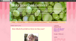 Desktop Screenshot of funkyfrontyardfarmers.blogspot.com