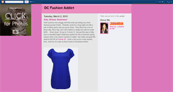 Desktop Screenshot of dcfashionaddict.blogspot.com