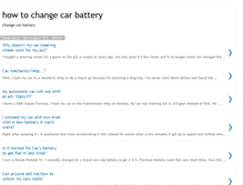 Tablet Screenshot of howtochangecarbattery.blogspot.com