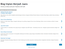 Tablet Screenshot of mimpijuara.blogspot.com