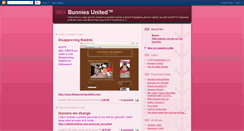 Desktop Screenshot of bunniesunited.blogspot.com
