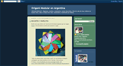 Desktop Screenshot of origami-modular.blogspot.com