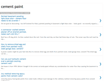 Tablet Screenshot of cement-paint.blogspot.com
