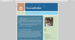 Desktop Screenshot of imacraftartist.blogspot.com