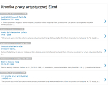 Tablet Screenshot of kronikapracyartystycznejeleni.blogspot.com