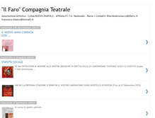 Tablet Screenshot of ilfaroteatro.blogspot.com