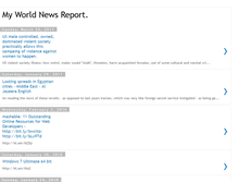 Tablet Screenshot of myworldnewsreport.blogspot.com