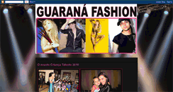 Desktop Screenshot of guaranafashion.blogspot.com