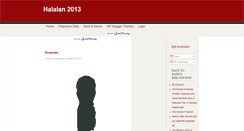 Desktop Screenshot of halalan-2013.blogspot.com