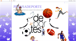 Desktop Screenshot of prensadeporte.blogspot.com