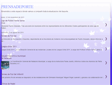 Tablet Screenshot of prensadeporte.blogspot.com