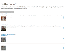 Tablet Screenshot of besthappycraft.blogspot.com