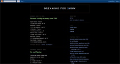 Desktop Screenshot of dreamingforsnow.blogspot.com