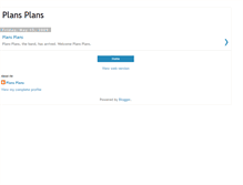 Tablet Screenshot of plansplans.blogspot.com
