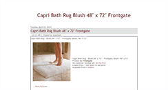 Desktop Screenshot of capri-bath-rug-blush-frontgate.blogspot.com