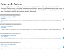 Tablet Screenshot of espectaculocurioso.blogspot.com