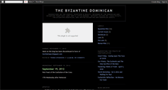 Desktop Screenshot of byzantinedominican.blogspot.com