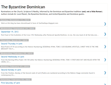Tablet Screenshot of byzantinedominican.blogspot.com