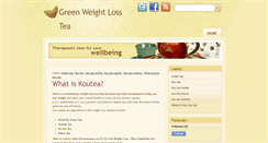 Desktop Screenshot of green-weightlosstea.blogspot.com