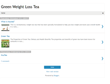 Tablet Screenshot of green-weightlosstea.blogspot.com