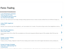 Tablet Screenshot of forextradinghn.blogspot.com