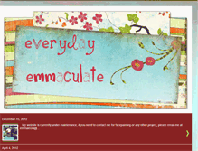 Tablet Screenshot of everydayemmaculate.blogspot.com