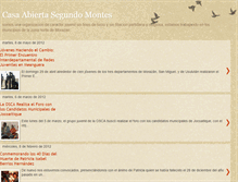 Tablet Screenshot of casaabiertasegundomontes.blogspot.com