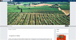 Desktop Screenshot of italiantravellerwines.blogspot.com