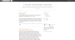 Desktop Screenshot of inventsoftware.blogspot.com