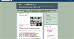 Desktop Screenshot of culturalvoyage.blogspot.com