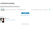 Tablet Screenshot of evilmind-contato.blogspot.com