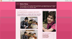 Desktop Screenshot of dolceelena.blogspot.com