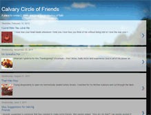 Tablet Screenshot of calvarycircleoffriends.blogspot.com