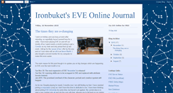 Desktop Screenshot of eveonline-journal.blogspot.com