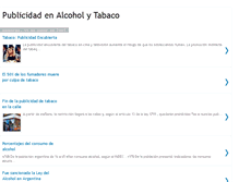 Tablet Screenshot of alcoholytabacoenlapublicidad.blogspot.com