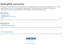 Tablet Screenshot of healingweb.blogspot.com