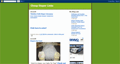 Desktop Screenshot of cheapdiaperlinks.blogspot.com