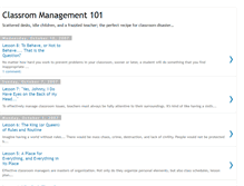 Tablet Screenshot of classroommanagementsupport.blogspot.com